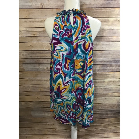 Multi Colored Halter Dress - Picture 5 of 5